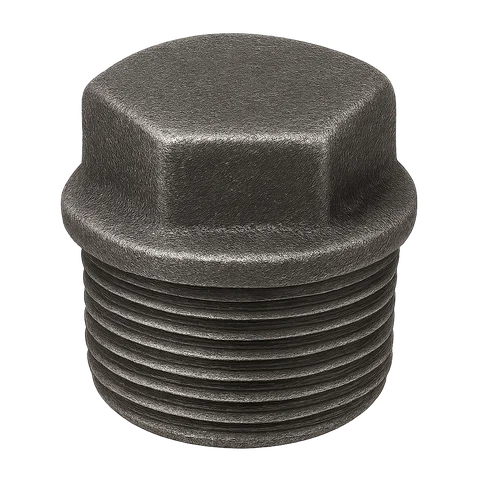 Заглушка чугунная оцинкованная Ду 15 1/2" НР